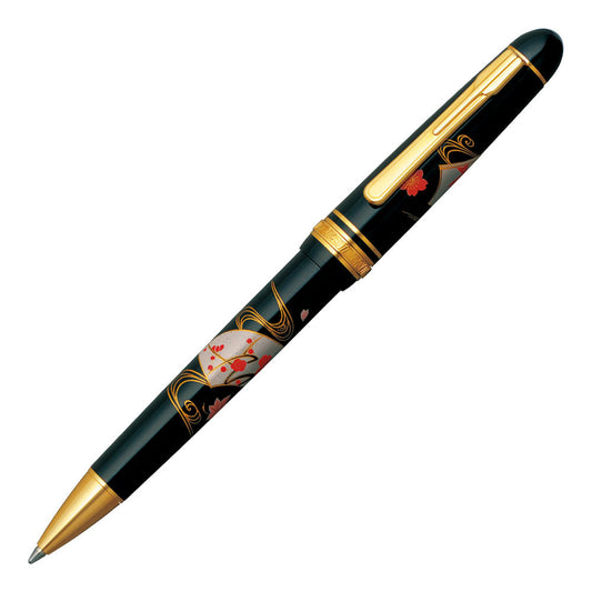 プレジデント 加賀平蒔絵ボールペン　扇面