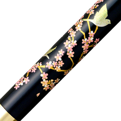 ダブルアクション 近代蒔絵 サクラ二メジロ